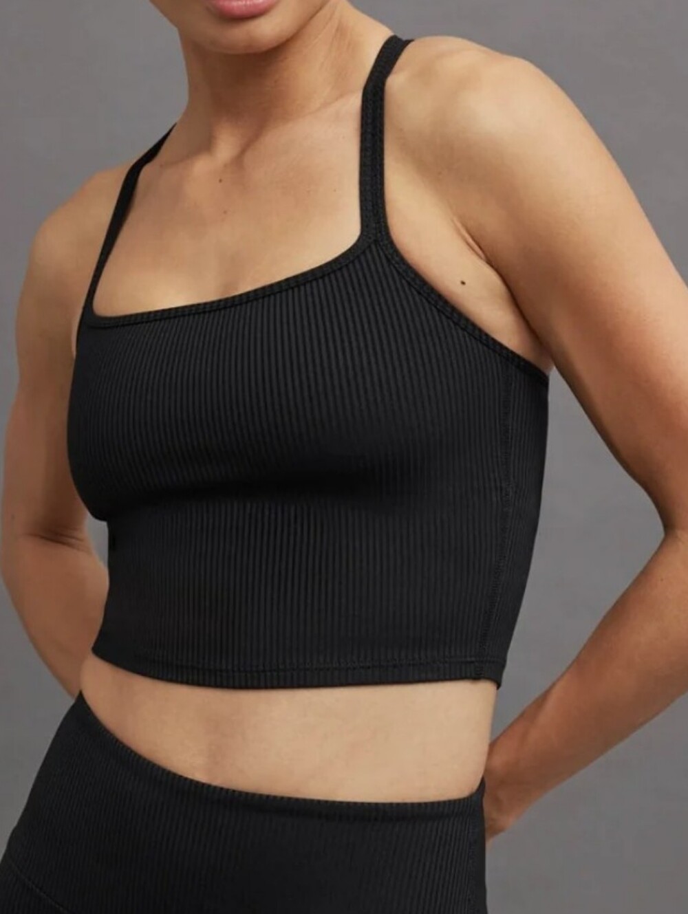 Carbon38 Ribbed Cami Bra